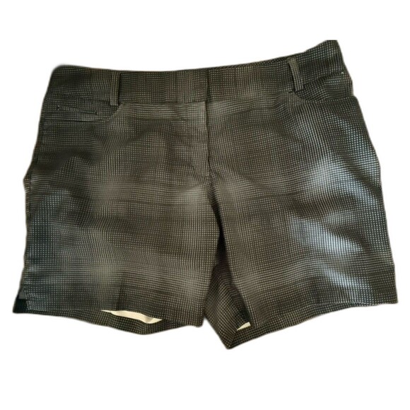 Adidas Climalite Shorts Womens 16 Flat Front Zip Black And Gray Pockets Active - Picture 1 of 12